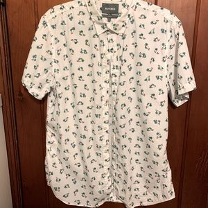 Bonobos short sleeve Slim Large Cockatoo shirt